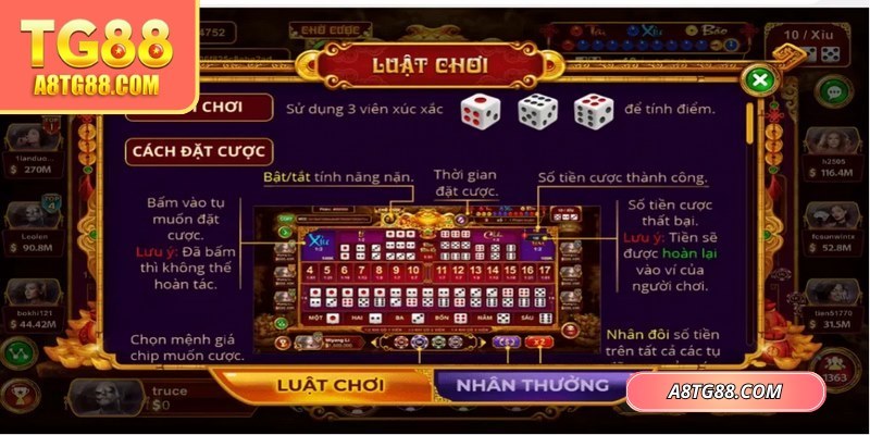 Sicbo là một trong những trò chơi quen thuộc của châu Á