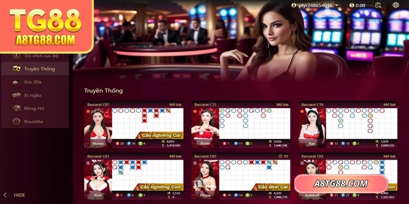 Casino TG88 luôn dẫn đầu trong lĩnh vực giải trí trực tuyến