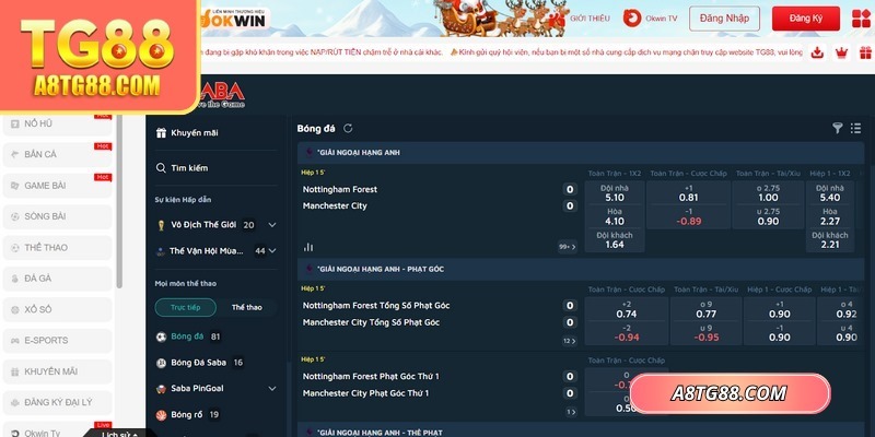 Thể thao TG88 mang đến trải nghiệm cá cược đa dạng và uy tín